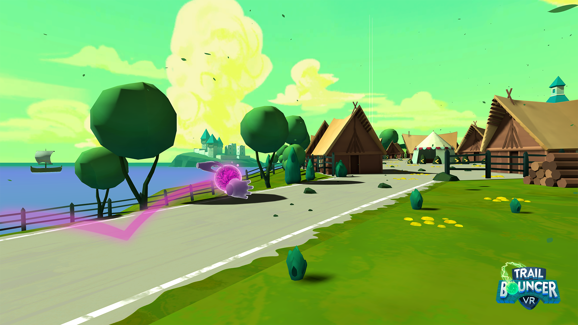 Ingame Screenshot from TrailBouncer VR