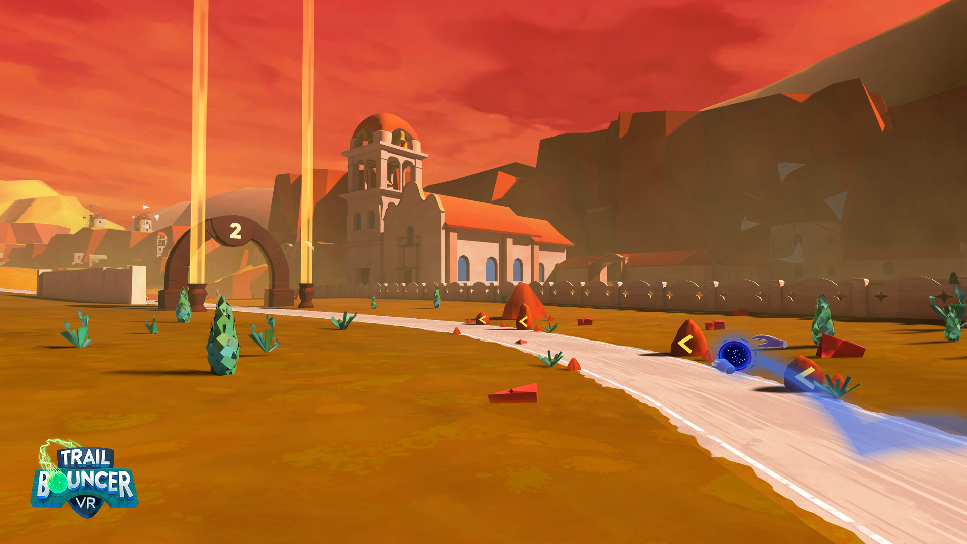 Ingame Screenshot from TrailBouncer VR