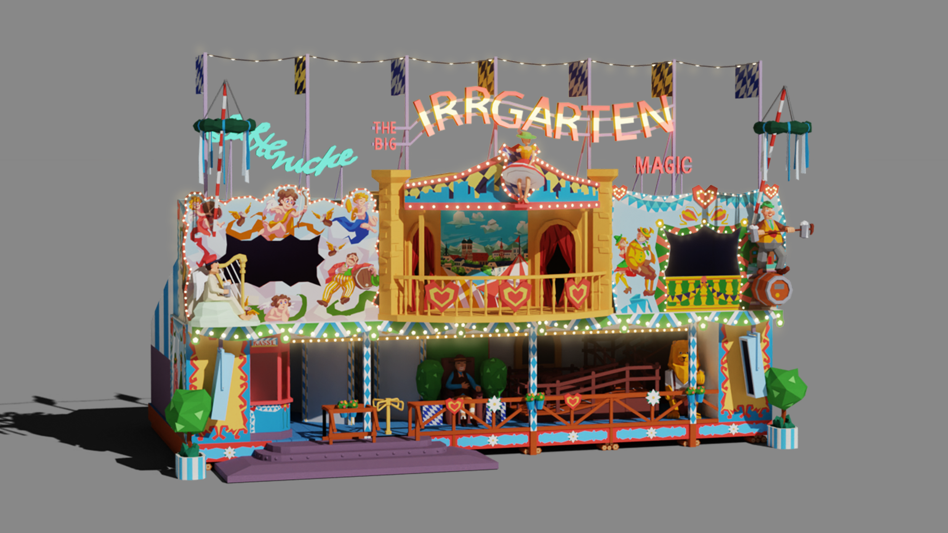 Oktoberfest Irrgarten Model